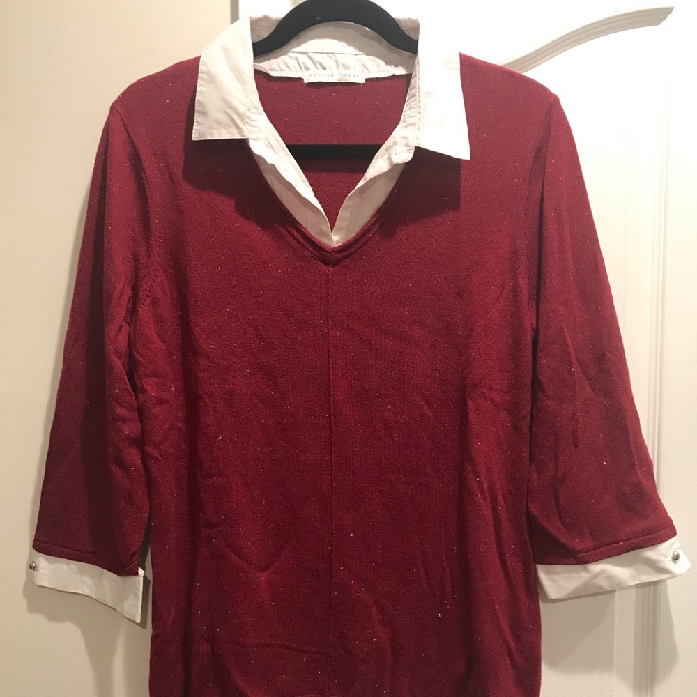 3/$25 Collar knit sweater